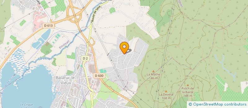 localisation de l'entreprise SARL PID  BALARUC-LE-VIEUX