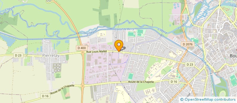 localisation de l'entreprise SARL PIECES ET SERVICES  BOURGES