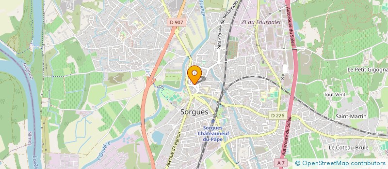 localisation de l'entreprise SARL PIEDRA à SORGUES