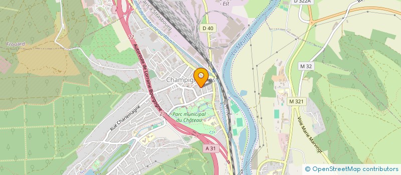 localisation de l'entreprise SARL PIER ALEX à CHAMPIGNEULLES