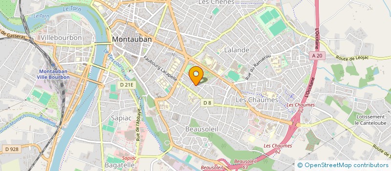 localisation de l'entreprise SARL PIERANIK  MONTAUBAN