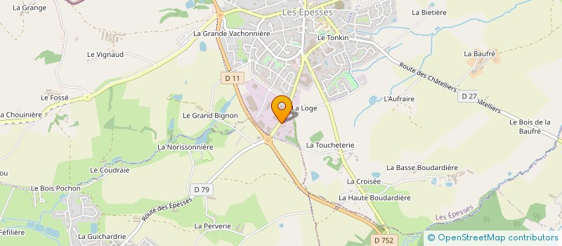 localisation de l'entreprise SARL PIERARD à LES EPESSES