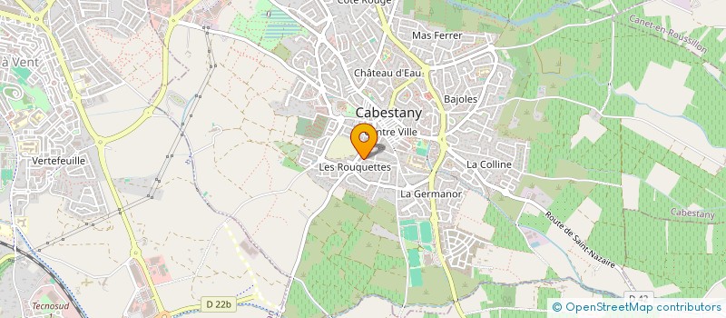 localisation de l'entreprise SARL PIERRE AGUERA ET FILS à CABESTANY