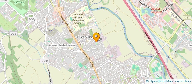 localisation de l'entreprise SARL PIERRE BECEILLES  AUZEVILLE-TOLOSANE