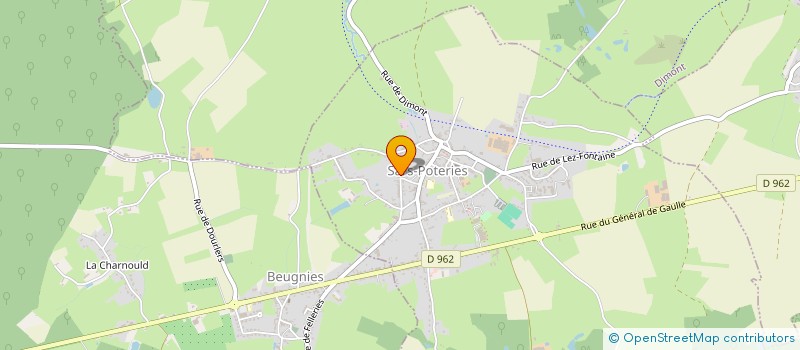 localisation de l'entreprise SARL PIERRE BLANCKAERT à SARS-POTERIES