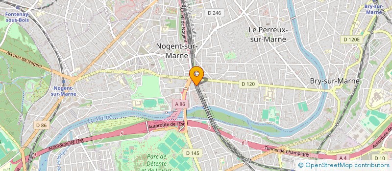 localisation de l'entreprise SARL PIERRE BOURDIN  NOGENT-SUR-MARNE