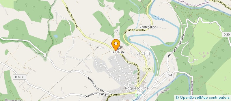 localisation de l'entreprise SARL PIERRE BOURGES ET FILS à LACROUZETTE