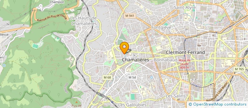 localisation de l'entreprise SARL PIERRE CHALARD à CHAMALIERES