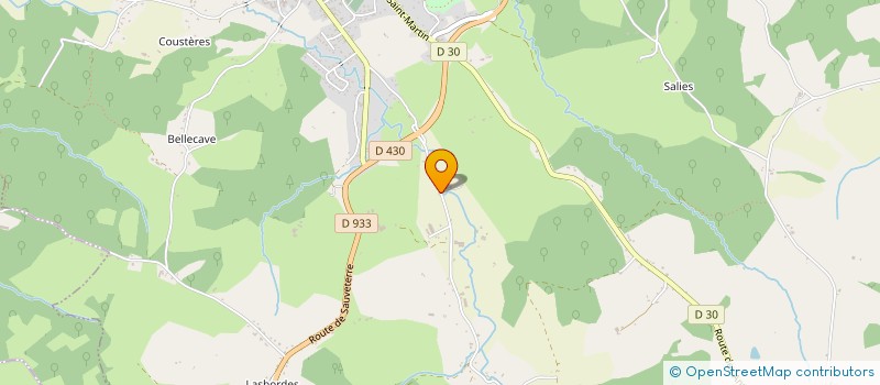 localisation de l'entreprise SARL PIERRE DES LANDES à SALIES-DE-BEARN