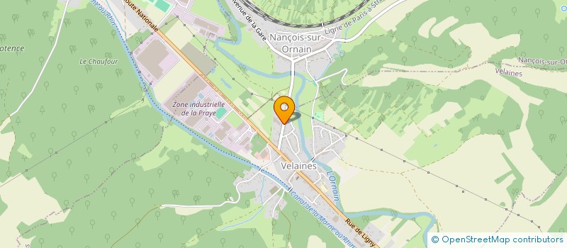 localisation de l'entreprise SARL PIERRE ET FILS à VELAINES