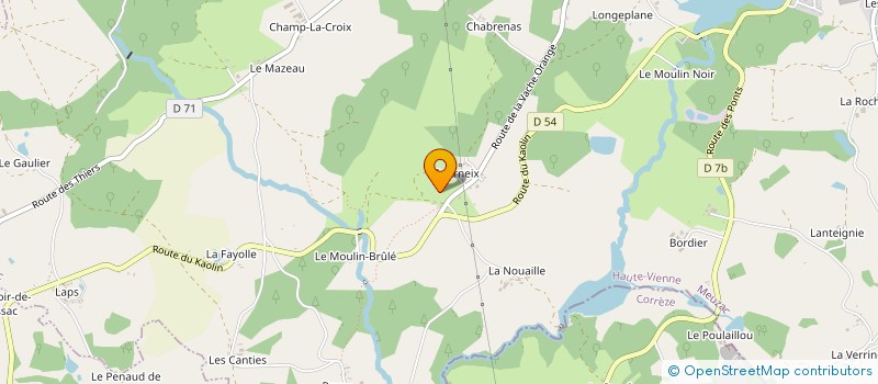 localisation de l'entreprise SARL PIERRE FRACHET à SAINT-GERMAIN-LES-BELLES