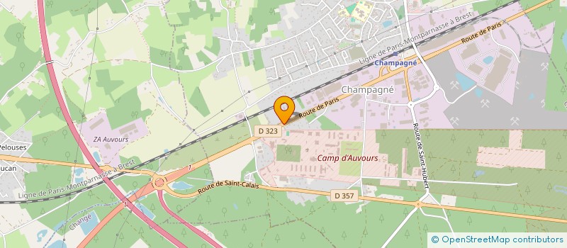 localisation de l'entreprise SARL PIERRE GUINAUD  CHAMPAGNE