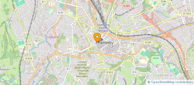 localisation de l'entreprise SARL PIERRE HENRIETTE  CHAMBERY