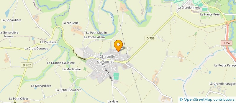 localisation de l'entreprise SARL PIERRE LARGEAU à BEAUPREAU-EN-MAUGES