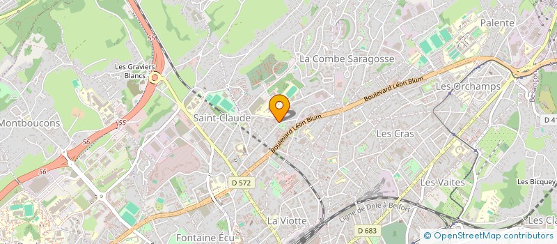 localisation de l'entreprise SARL PIERRE MARIE LEXCELLENCE à BESANCON
