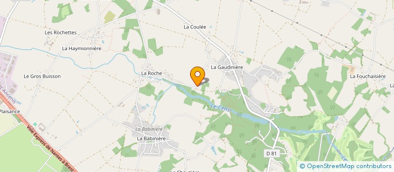 localisation de l'entreprise SARL PIERRE MARTIN COUVERTURE à VIGNEUX-DE-BRETAGNE