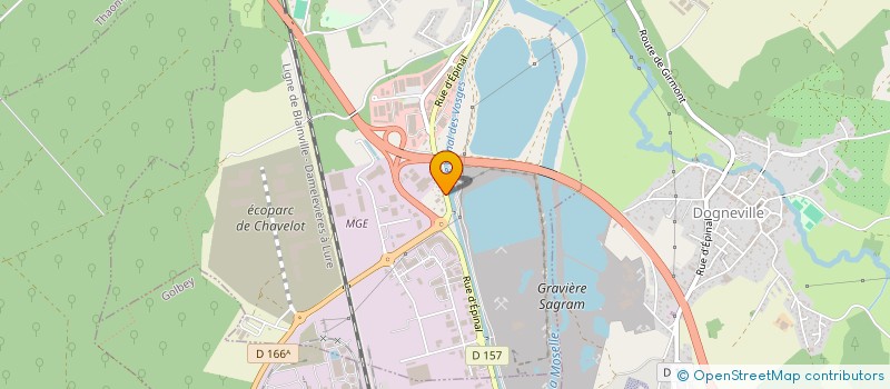 localisation de l'entreprise SARL PIERRE MICHEL SERVICES  CHAVELOT