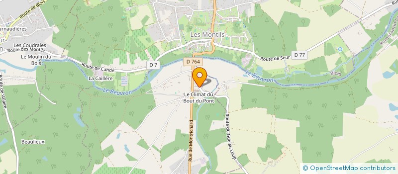 localisation de l'entreprise SARL PIERRE-OLIVIER BONHOMME à MONTHOU-SUR-BIEVRE