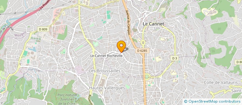 localisation de l'entreprise SARL PIERRE PADIOU à LE CANNET