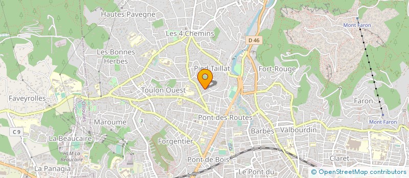 localisation de l'entreprise SARL PIERRE RICHARD à TOULON