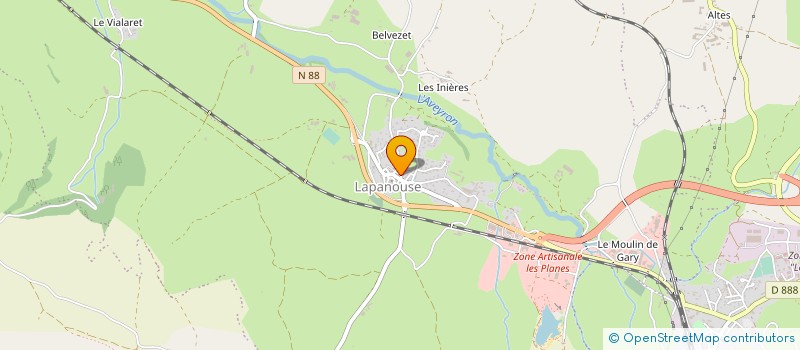 localisation de l'entreprise SARL PIERRE SALEIL à SEVERAC D'AVEYRON
