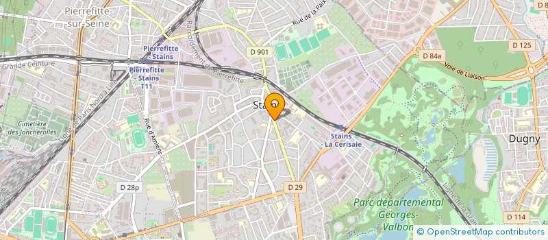 localisation de l'entreprise SARL PIERRES DE FRANCE à STAINS