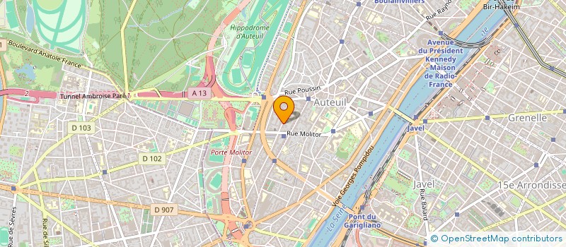 localisation de l'entreprise SARL PIERRES ET MERS  PARIS