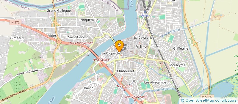 localisation de l'entreprise SARL PIERRES ET PATRIMOINES DU DELTA  ARLES