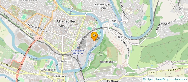 localisation de l'entreprise SARL PIERROT  CHARLEVILLE-MEZIERES