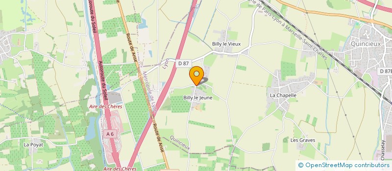 localisation de l'entreprise SARL PIERSON  QUINCIEUX