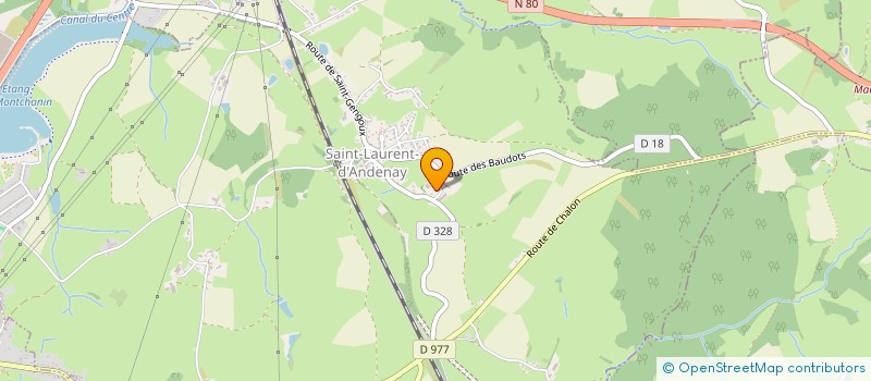 localisation de l'entreprise SARL PIGEAT à SAINT LAURENT D'ANDENAY