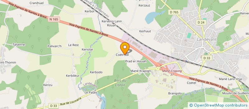 localisation de l'entreprise SARL PILORGET  LANDEVANT