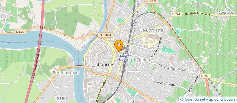 localisation de l'entreprise SARL PILOTE  LIBOURNE