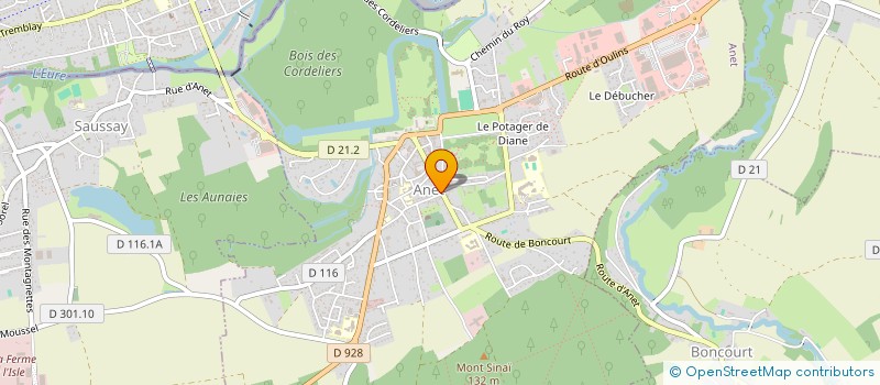 localisation de l'entreprise SARL PIM'S à ANET