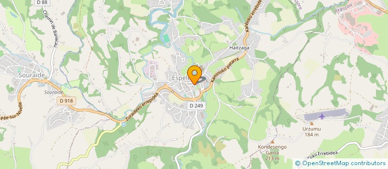 localisation de l'entreprise SARL PIMENDIB à ESPELETTE