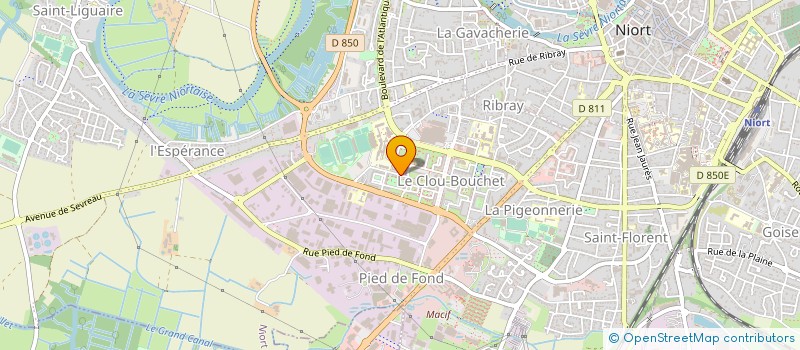 localisation de l'entreprise SARL PINHEIRO COLIN  NIORT