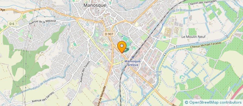 localisation de l'entreprise SARL PIONNER MANOSQUE à MANOSQUE