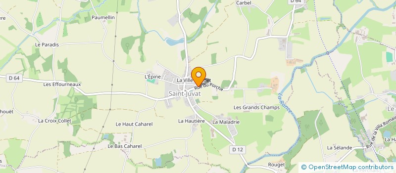 localisation de l'entreprise SARL PIRON JEAN LOUP  SAINT-JUVAT