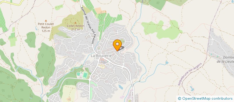 localisation de l'entreprise SARL PISCINES ET SPAS 2000 à ROQUEBRUNE-SUR-ARGENS