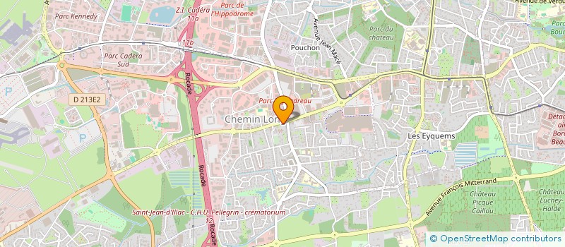 localisation de l'entreprise SARL PISCINES MAXBER à MERIGNAC