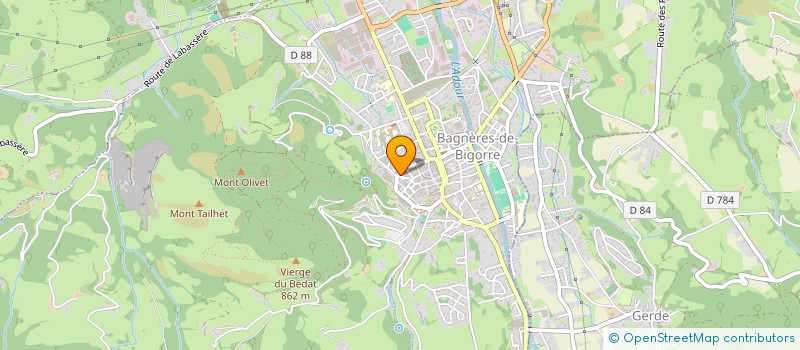 localisation de l'entreprise SARL PISSAROL  BAGNERES-DE-BIGORRE