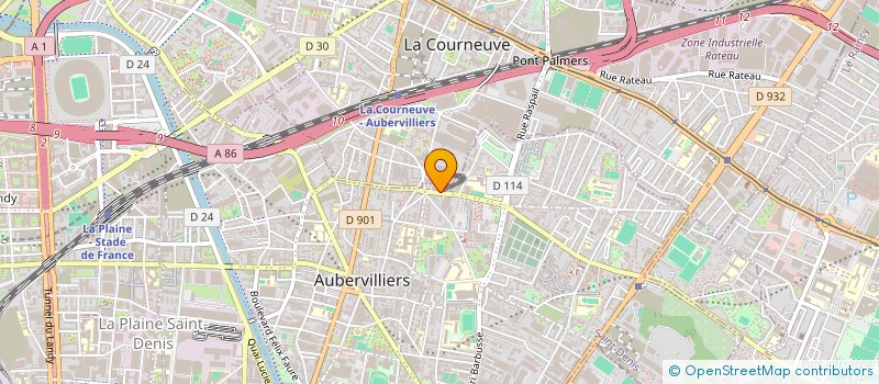 localisation de l'entreprise SARL PIXMAC à AUBERVILLIERS