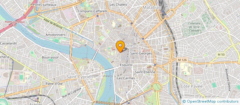 localisation de l'entreprise SARL PIZZ BURGER  TOULOUSE