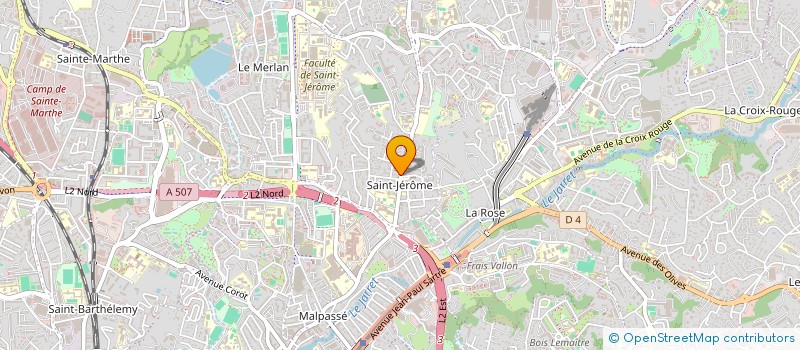 localisation de l'entreprise SARL PIZZA 75 à MARSEILLE