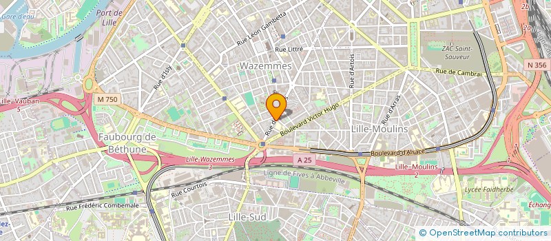 localisation de l'entreprise SARL PIZZA ART à LILLE