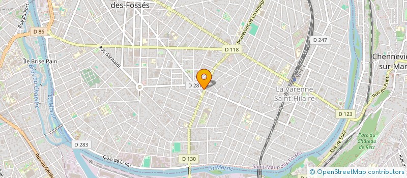 localisation de l'entreprise SARL PIZZA DE LA MARNE à SAINT-MAUR-DES-FOSSES