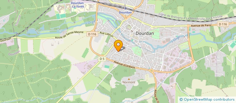 localisation de l'entreprise SARL PIZZA DEITY à DOURDAN