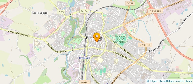 localisation de l'entreprise SARL PIZZA DI ROMA  BRESSUIRE