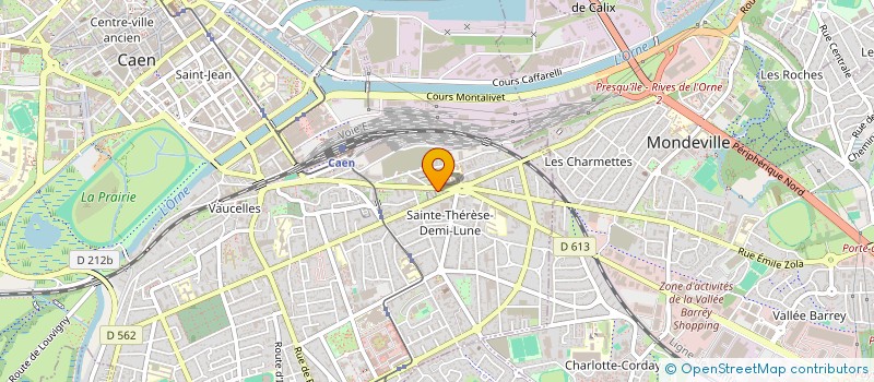 localisation de l'entreprise SARL PIZZA ET CO à CAEN