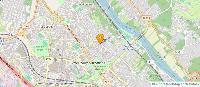 localisation de l'entreprise SARL PIZZA FM à EVRY-COURCOURONNES